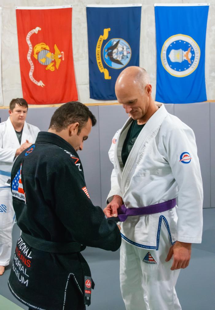 Purple belt · April 2, 2022 · Promoted by Michael Ferriter