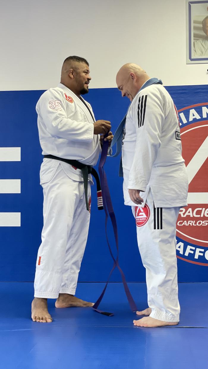 Purple belt · November 19, 2022 · Promoted by Thiago Reinaldo de Souza