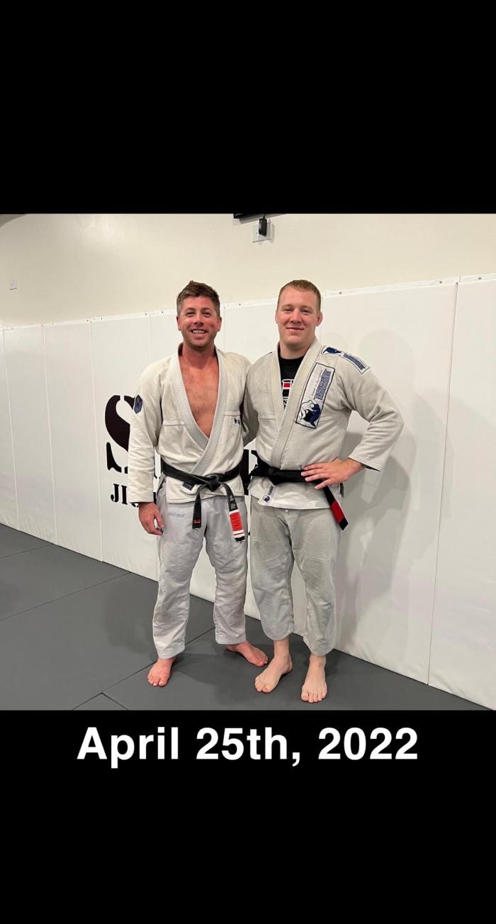 Black belt · April 25, 2022 · Promoted by Jordan Geyer