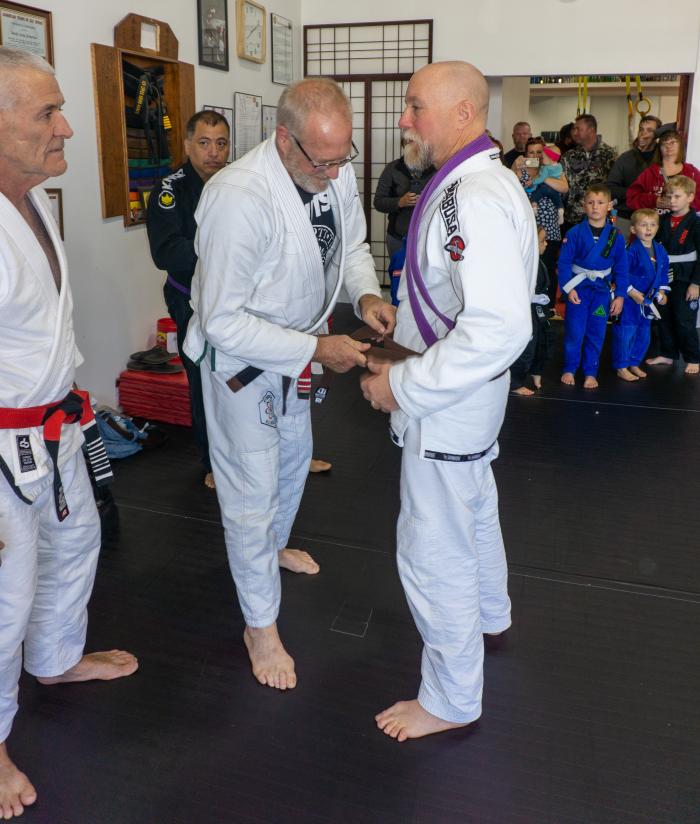Brown belt · April 18, 2019 · Promoted by Scott Thompson