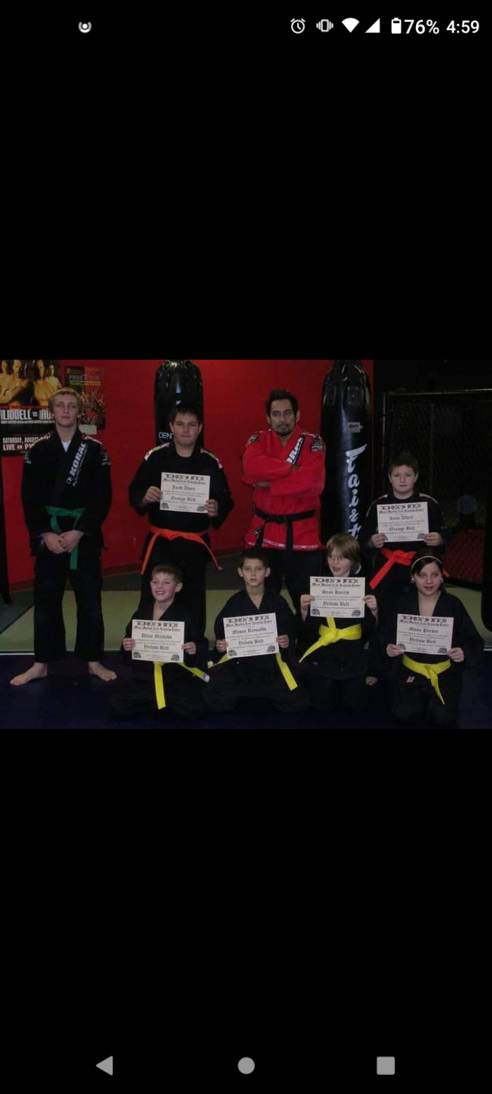 Orange belt · November 25, 2006 · Promoted by Derek Cleveland
