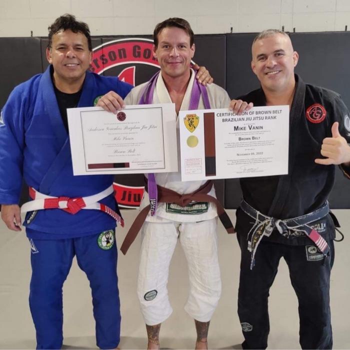 Brown belt · November 5, 2022 · Promoted by Joe Moreira