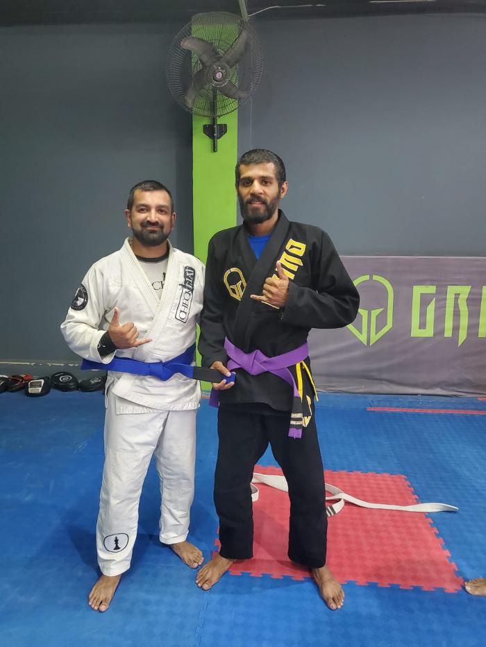 Blue belt · October 14, 2021 · Promoted by Ovais Shah