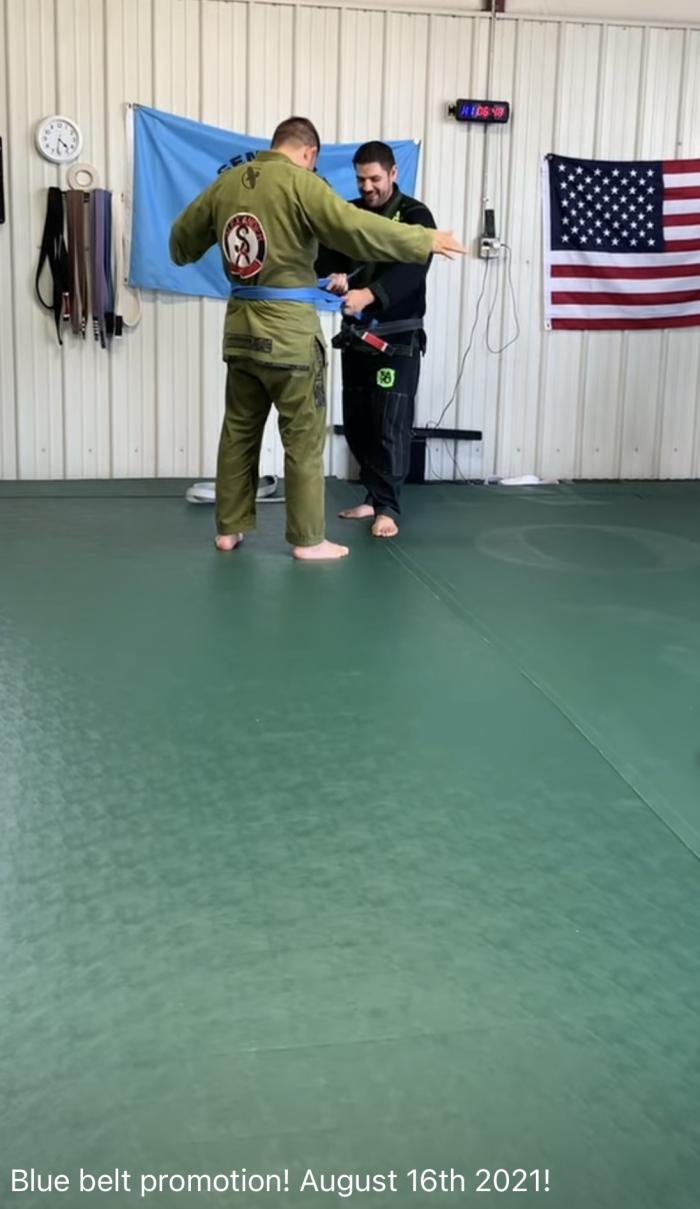 Blue belt promotion!