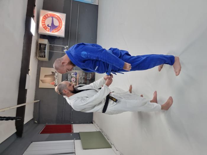 Blue belt · April 25, 2019 · Promoted by John Barlow