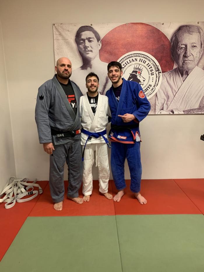 Blue belt · January 28, 2022 · Promoted by Flevaras Giannis