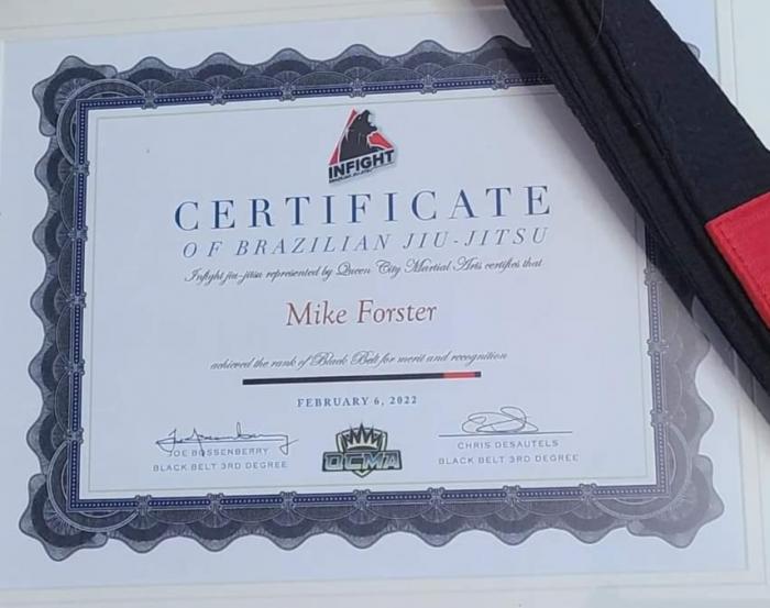 Black belt · February 6, 2022 · Promoted by Chris Desautels