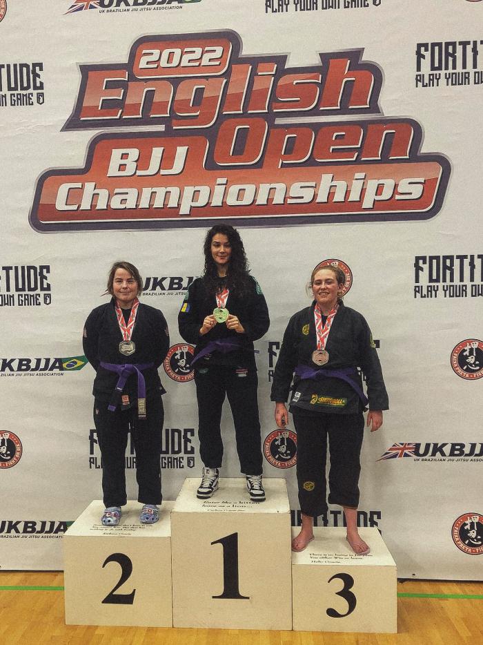 First Purple belt competition! UKBJJA English silver!