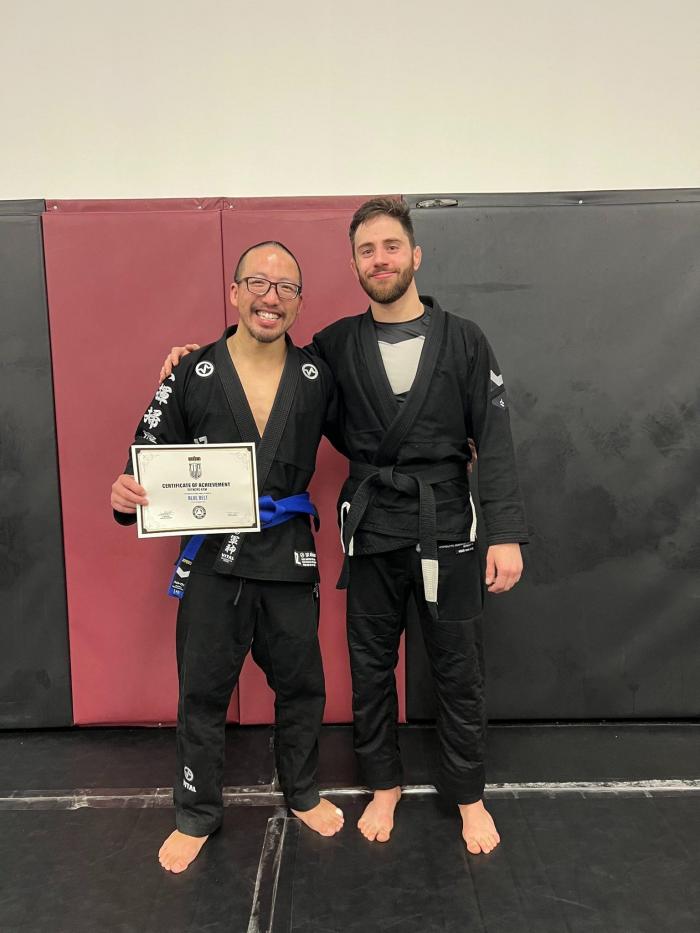 Blue belt · November 27, 2022 · Promoted by Michael Sheehan