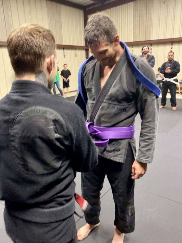 Purple belt · September 30, 2021 · Promoted by Kristian Woodmansee