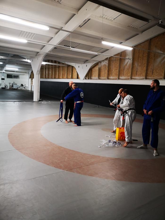 Purple belt · November 7, 2019 · Promoted by Mauricio Gomes