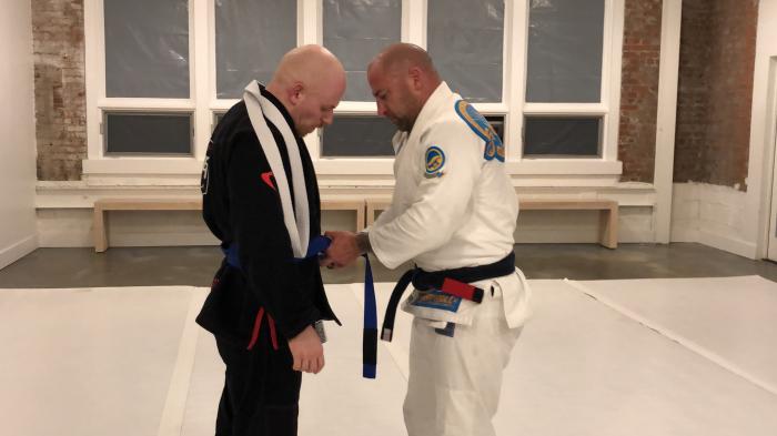 Blue belt · October 6, 2020 · Promoted by Jerry Aquino