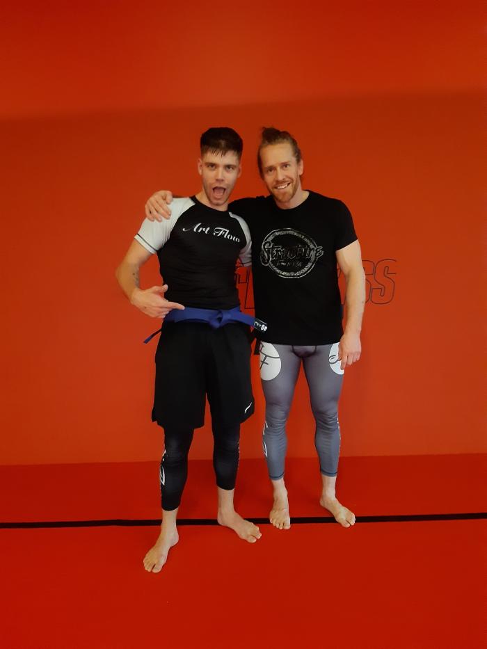 Blue belt · July 28, 2022 · Promoted by Arnar Freyr Vigfússon