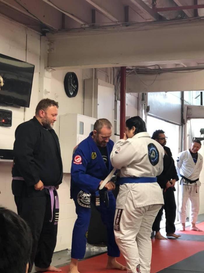 Blue belt · October 2, 2021 · Promoted by Kyle Watson