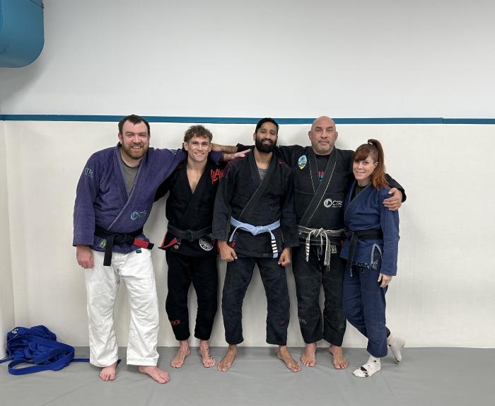 Recent photo for a blue belts promotion