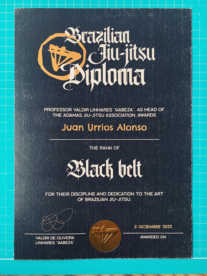 Black belt · December 3, 2022 · Promoted by Valdir Oliveira Linhares