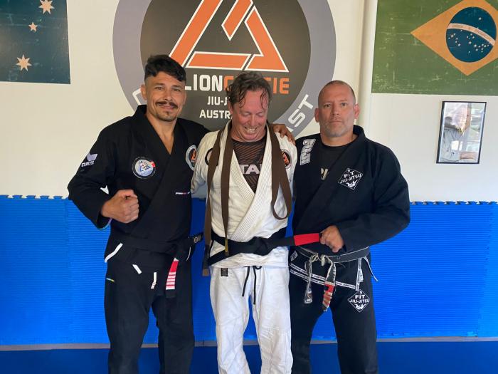 With my best friend and former coach and my current coach. What a huge honour.