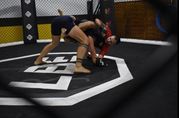 MMA sparring