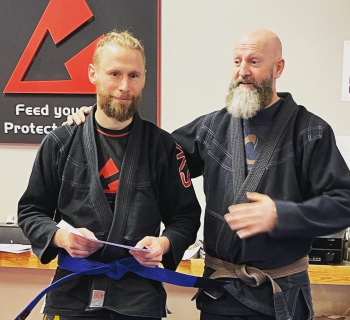 Blue belt · December 8, 2022 · Promoted by Richard Haye