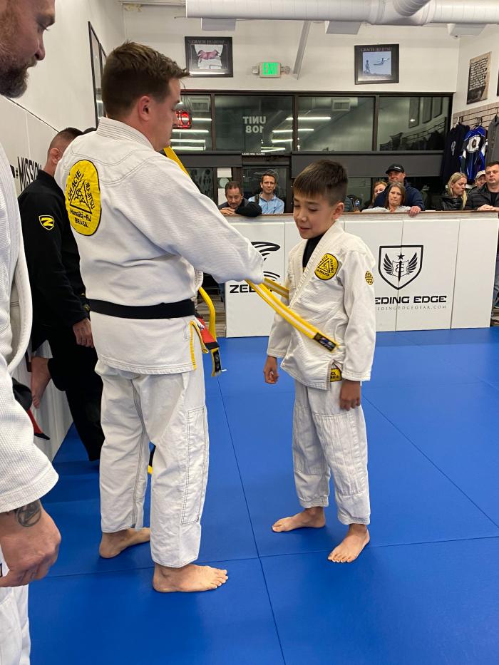 Yellow belt · December 12, 2022 · Promoted by Zeke Ragsdale