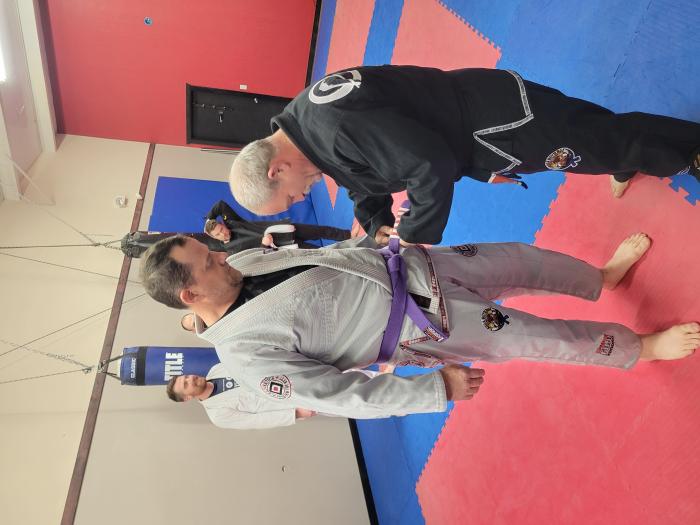 Purple belt · September 25, 2020 · Promoted by Keith Owen