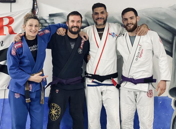 Purple belt · October 21, 2020 · Promoted by Spiros Huhn