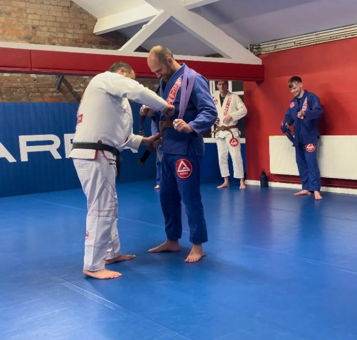 Brown belt · December 14, 2022 · Promoted by Professor Mathew Callaghan