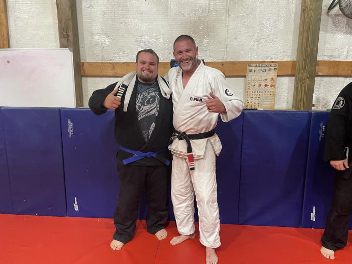 Blue belt · August 30, 2021 · Promoted by Clint Hooper