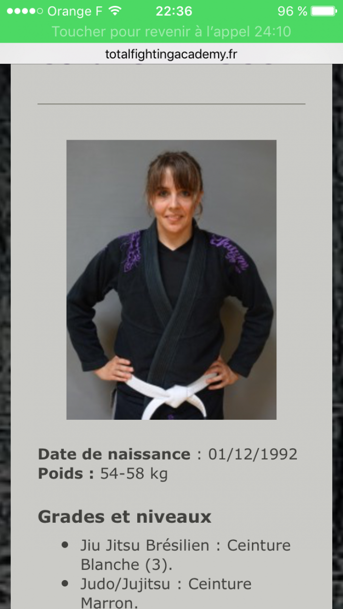 White belt · October 3, 2015