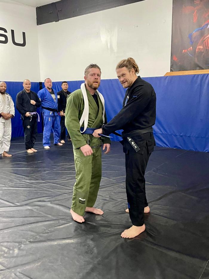 Blue belt · December 17, 2022 · Promoted by Robert Owens