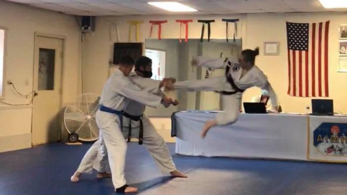Board break at 2nd degree testing