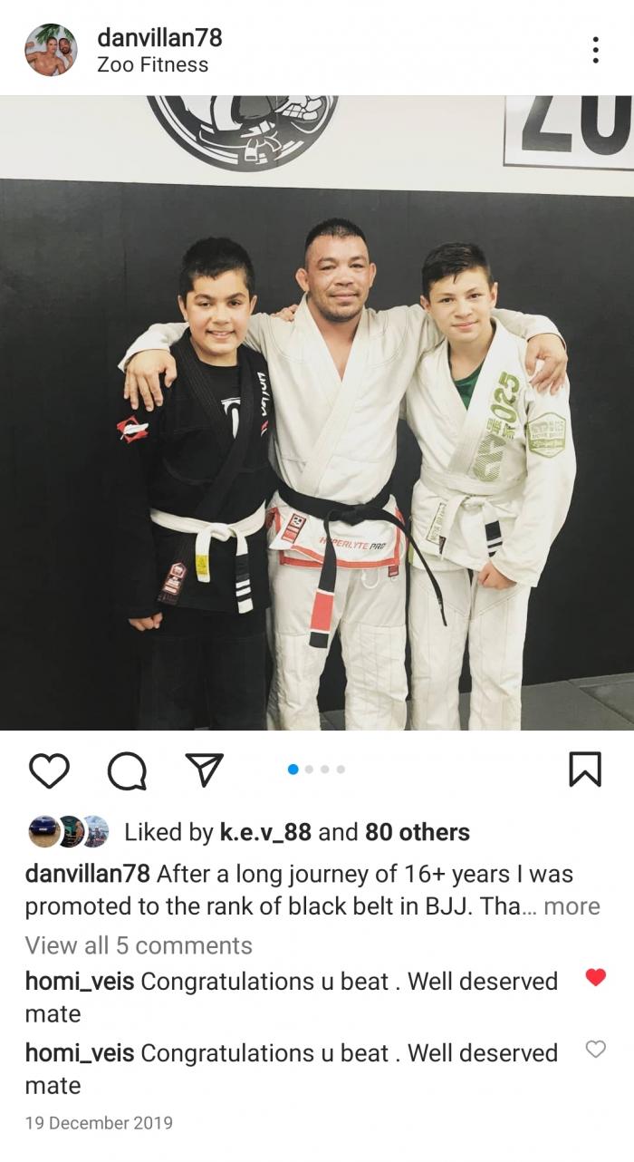 Black belt · December 19, 2019 · Promoted by Richard Norton