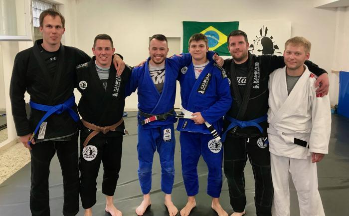 Seminar mit Milton Fernando Ferreiram, Marcel Mieczinski & Oliver Geddes in Kamikaze BJJ Bochum 06.07.2019