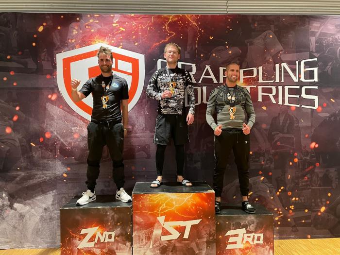 Grappling Industries Amsterdam, 17.12.22, Whitebelt NoGi -185lbs Gold, First Tournament