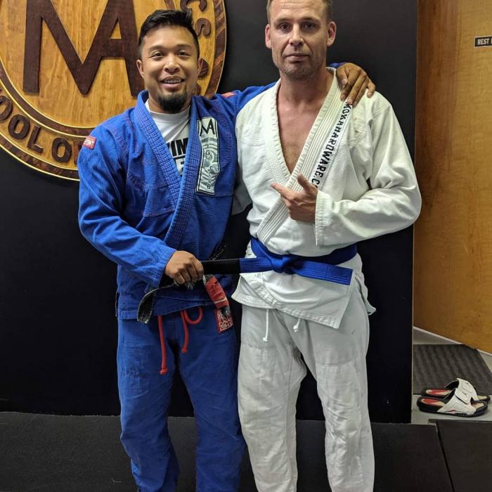 Blue belt · April 4, 2020 · Promoted by David Phimsipasom