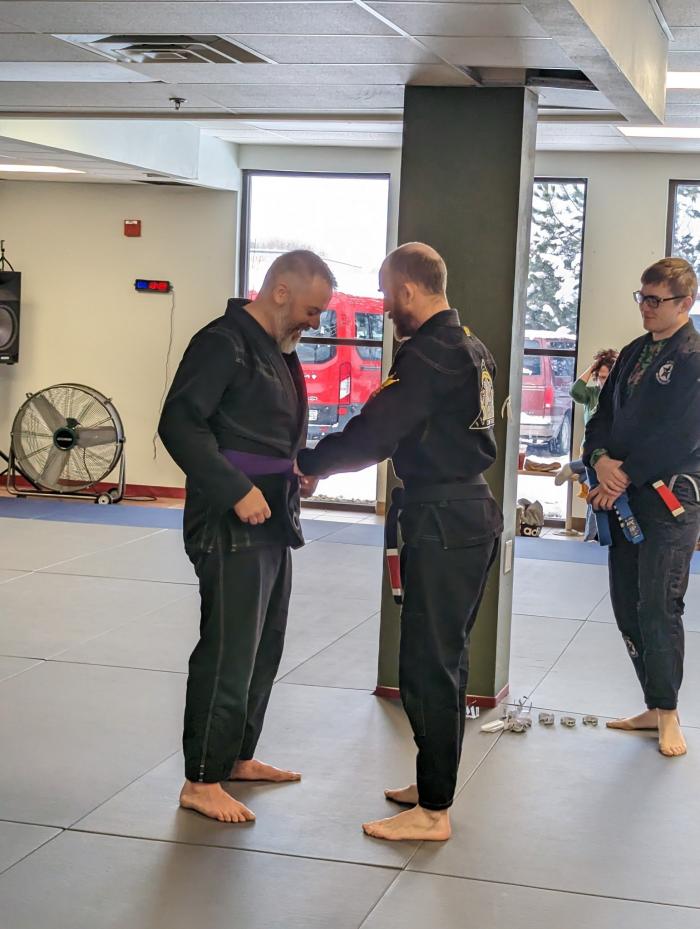 Purple belt · December 17, 2022 · Promoted by Joe Miller