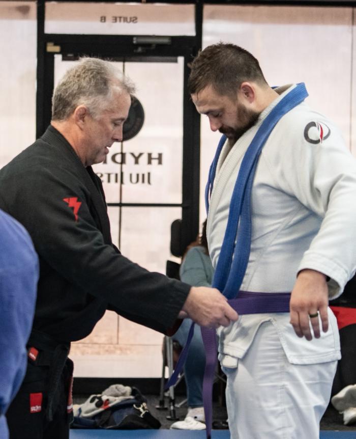 Purple belt · December 18, 2022 · Promoted by Tim Roberson