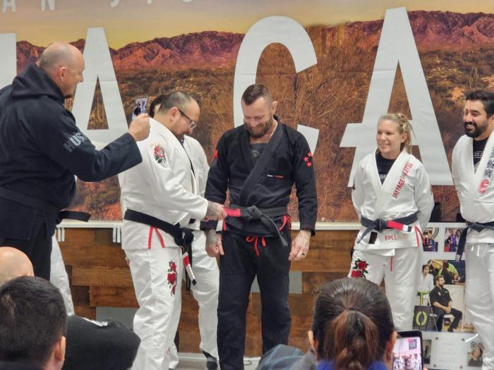 Black belt 1st degree · December 17, 2022 · Promoted by Jay Pages