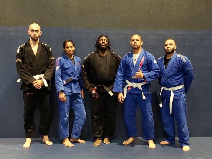 Earlier this year training with Professor Josh key at UFC fit in Wayne New Jersey