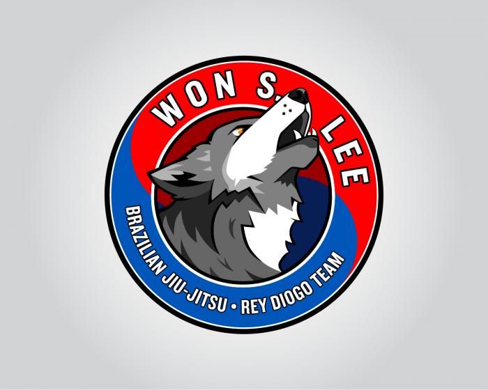 The request was for a wolf and to incorporate the Korean colors / flag in some way.