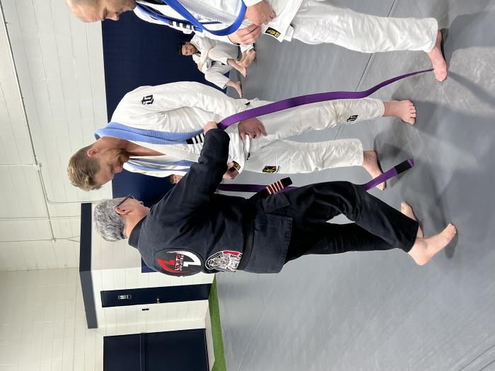 Purple belt · December 19, 2022 · Promoted by Rafael Lovato Sr