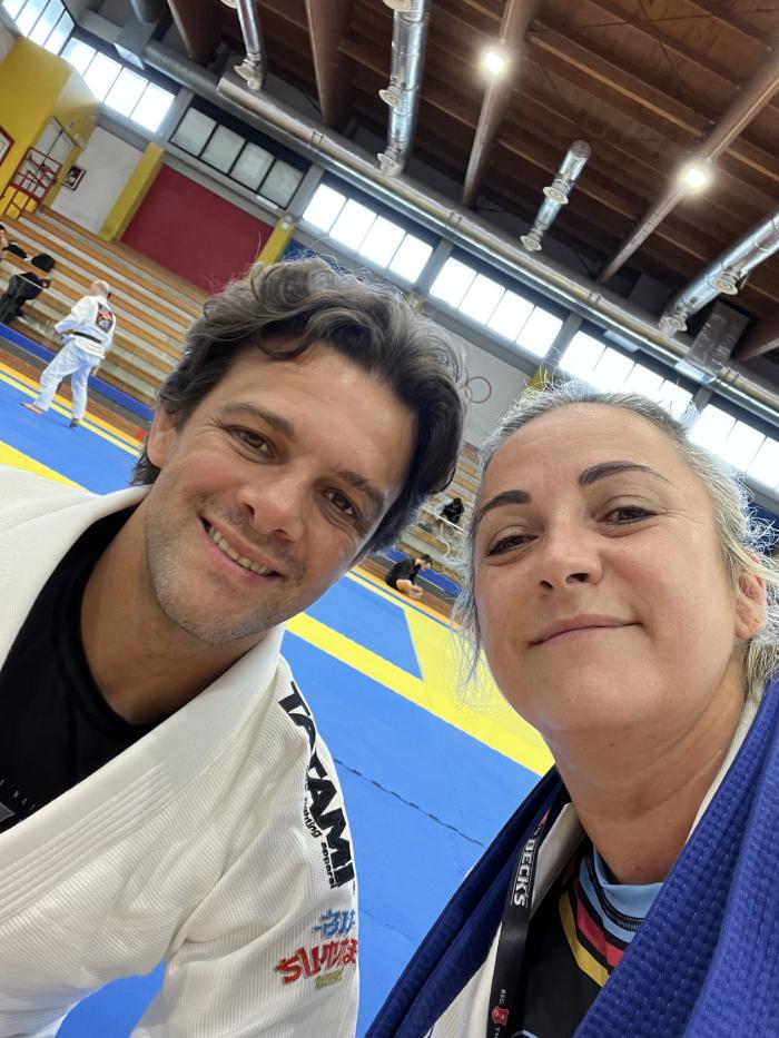 After a workshop with Robinho Moura