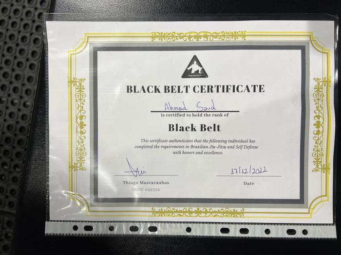 Black belt · December 17, 2022 · Promoted by Thiago Mascaranhas