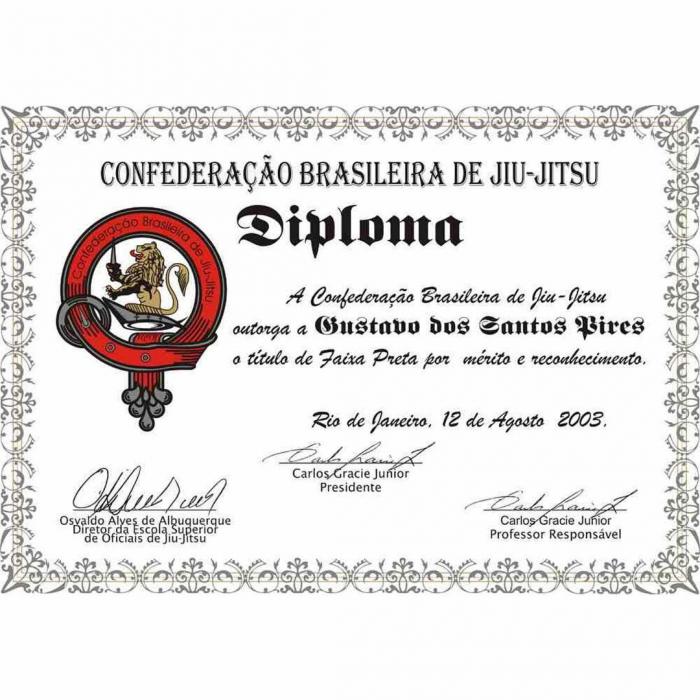 Black belt · August 23, 2003 · Promoted by Carlos Gracie Junior