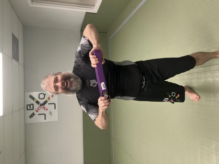 Purple belt · December 15, 2022 · Promoted by Bohdan (Bo) Walaszek (up to p2). Travis Kalbaugh (p3)