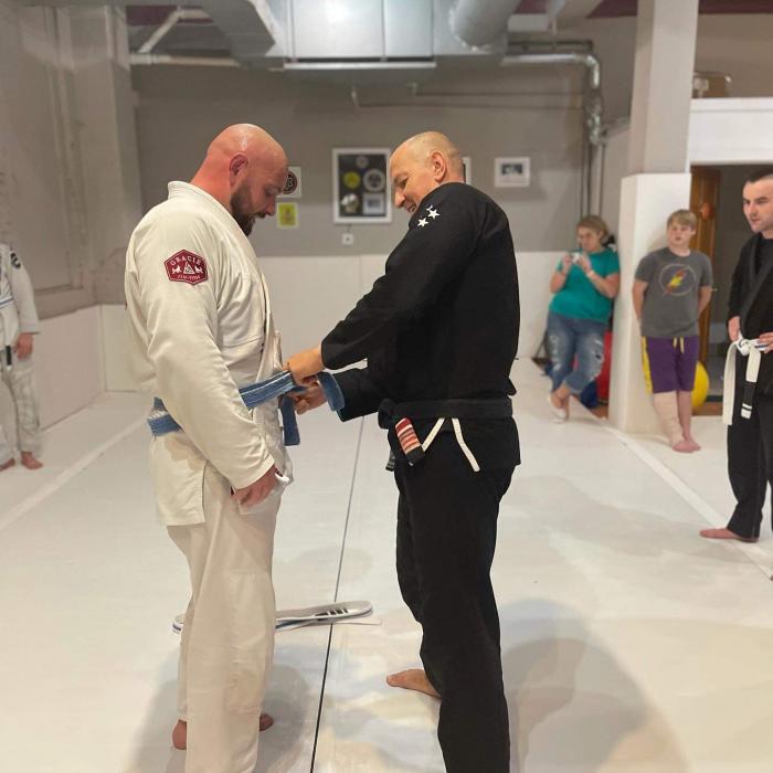 Blue belt · September 12, 2021 · Promoted by Steve Haydock
