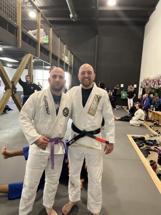 Professor Josh’s first purple belt he promoted at Precision Martial Arts Flowood: Jonathon Welker