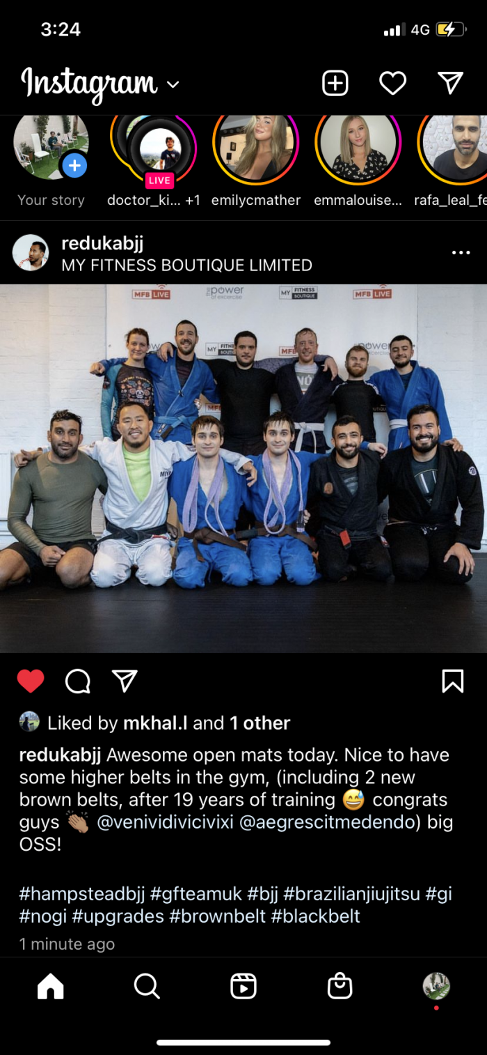 Brown belt · December 28, 2022 · Promoted by Mike Uka Perry - GFTeam