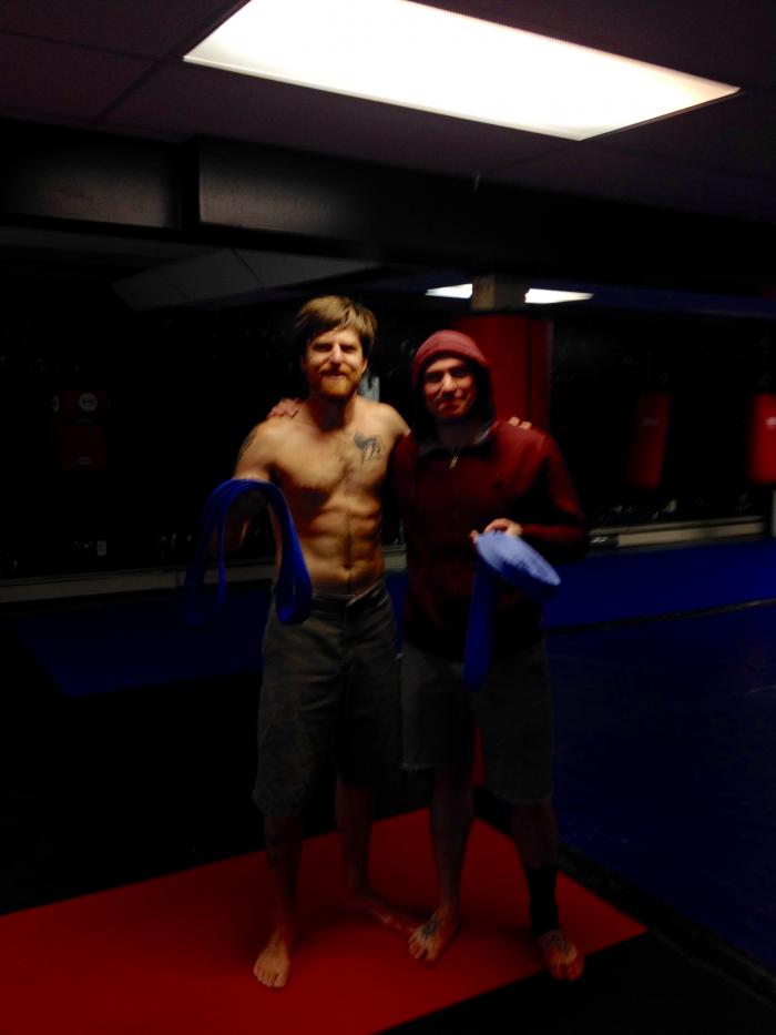 Blue belt · September 13, 2014 · Promoted by Ryan Cowette