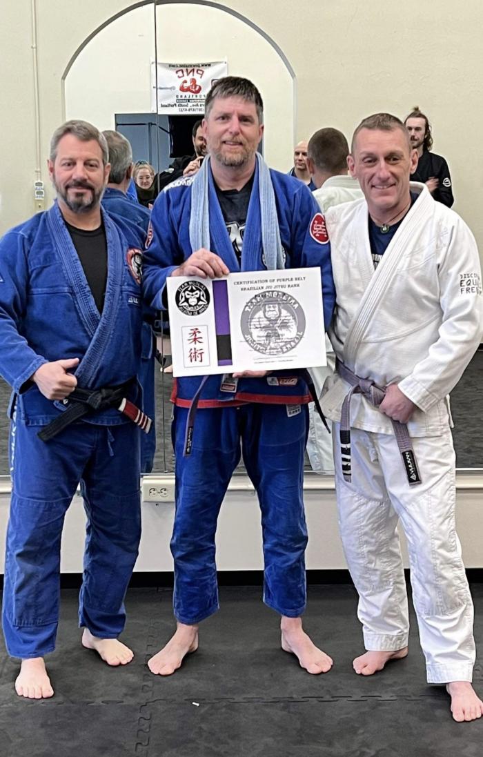 Purple belt · December 17, 2022 · Promoted by Tim Fawber